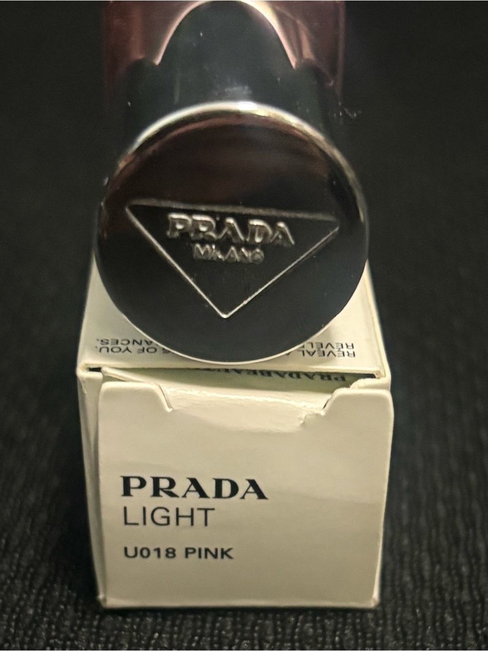 Prada Refillable Light Glowing Lip Oil Stick -U018 PINK NIB - Picture 5 of 5